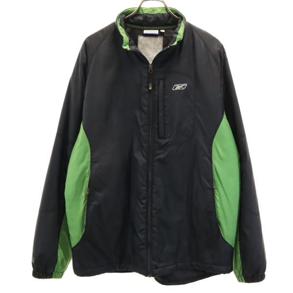 Reebok リーボック 中綿ジャケット XL 黒 メンズ 古着 中古