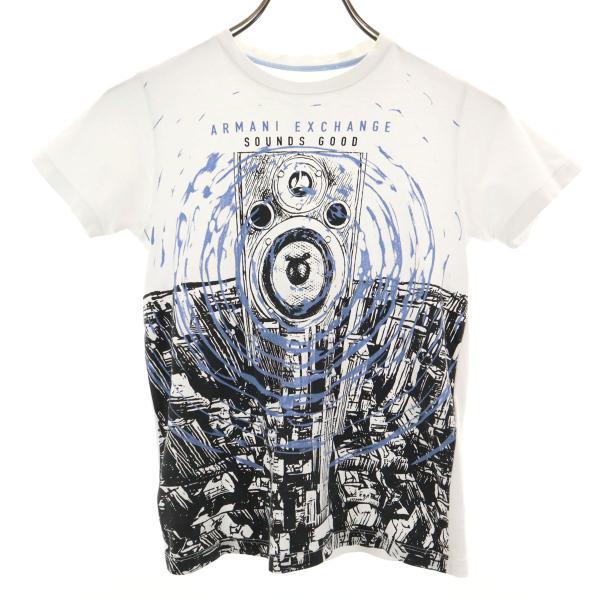 ARMANI EXCHANGE アルマーニエクスチェンジ 半袖 Tシャツ 10A 白