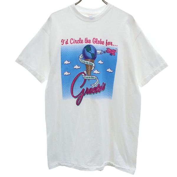 Hanes ヘインズ 90s USA製 オールド 3時10分、決断のとき 半袖 Tシャツ XL ホワイト 3:10 to Yuma 西部劇映画 ムービーT メンズ 古着 中古