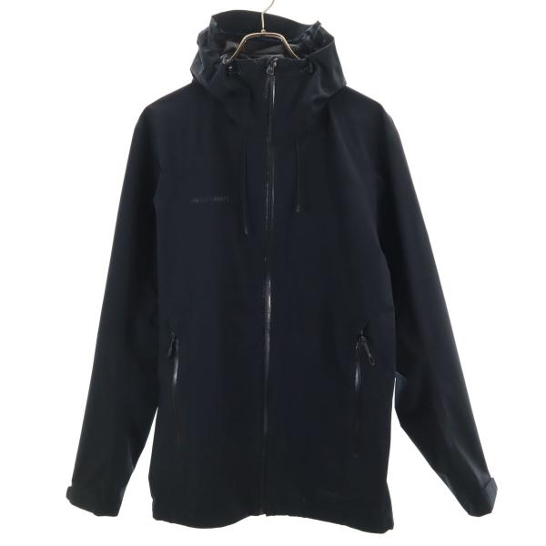 古着 Mammut マムート 長袖 マウンテンパーカー M 黒 GORE-TEX メンズ MAMMUT（マムート） 長袖 マウンテンパーカー M 黒 GORE-TEX メンズ