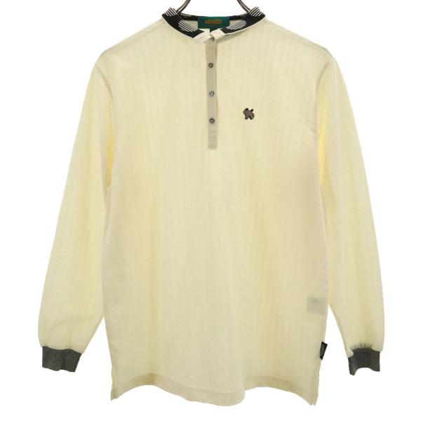 KENZO GOLF ケンゾーゴルフ 90s 日本製 オールド ストライプ 長袖