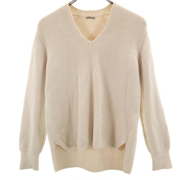 AURALEE ベージュ 長袖 プルオーバー SALE【美品】AURALEE オーラリー パーカー スウェット フーディー
