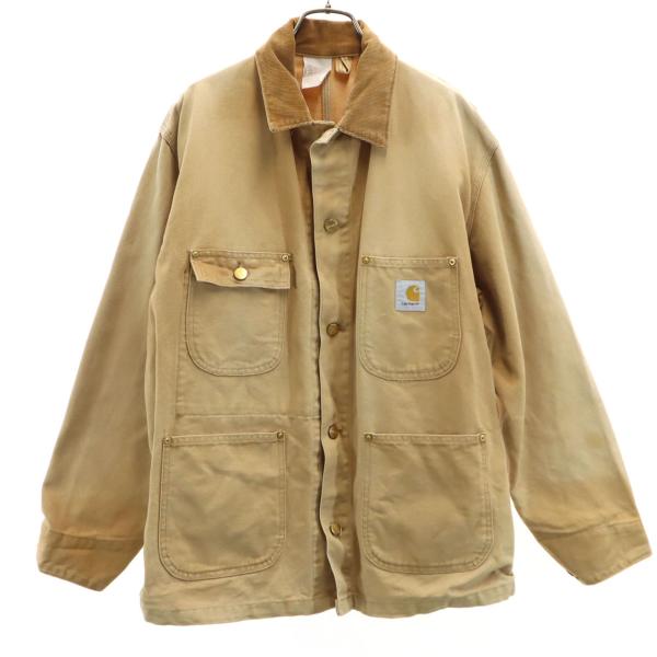 80s Carhartt（カーハート）チョアコート/40/US古着/USA製 Carhartt（カーハート） 80s 90s USA製 オールド 裏地無し ミシガン