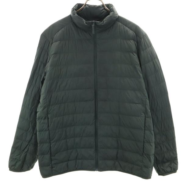 ユニクロ（UNIQLO） ウルトラライトダウンジャケット XL モスグリーン