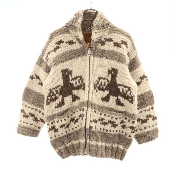 KISITAU キシタウ 90s カナダ製 オールド カウチンジャケット グレー