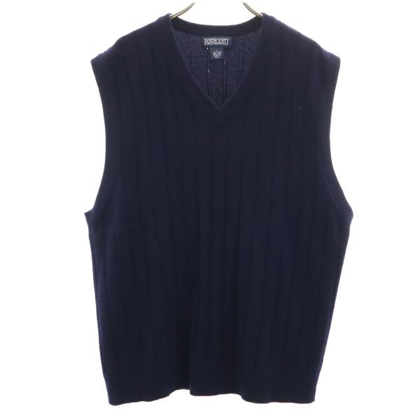 ランズエンド（LANDS' END） カシミヤ100％ Vネック ニットベスト L