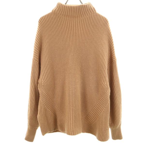 ZARA（ザラ） 長袖 セーター S ベージュ ニット レディース 古着 中古