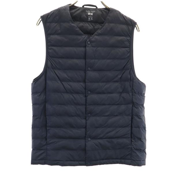 ユニクロ（UNIQLO） 美品 パフテックコンパクト ベスト S ネイビー