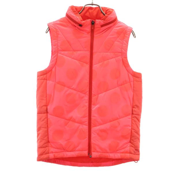 NIKE（ナイキ） ドット柄 中綿ベスト XS ピンク系 メンズ 古着 中古