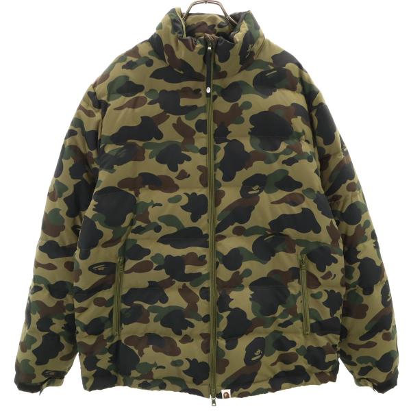 A BATHING APE（アベイシングエイプ） 美品 カモフラ柄 ダウン