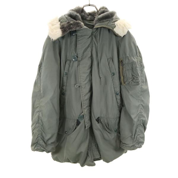 70s USAF 米空軍実物N3B フライトジャケット ホワイトファー 70s 米軍 実物 リアルファー N-3B フライトジャケット L N2B - メルカリ