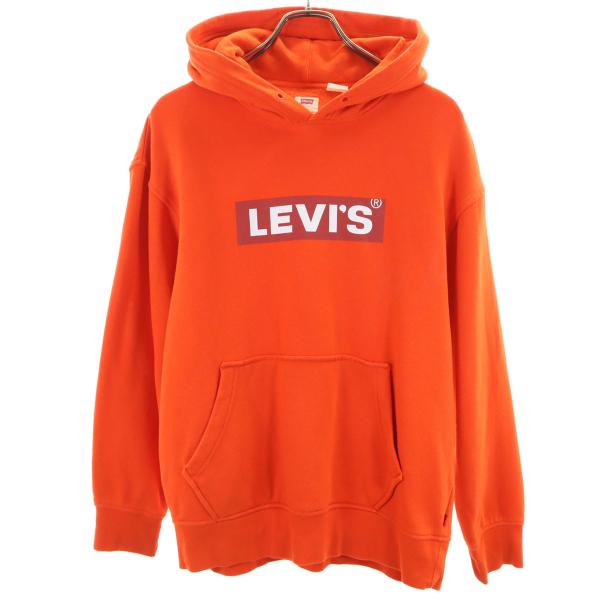 Levi's（リーバイス） 長袖 スウェットパーカー S オレンジ 裏起毛