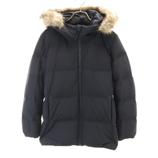 (お取引中)ちょ～美品❗ユニクロ❗シームレスダウンパーカー❗人気のブラック❗Mサイズ❗ ユニクロ（UNIQLO） シームレス ダウンパーカー L ネイビー レディース
