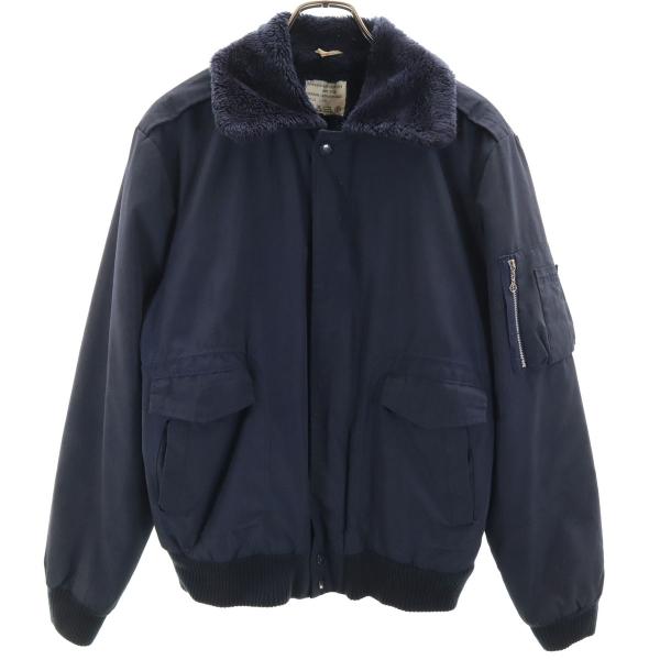 70s 80s ヴィンテージ G-1 フライトジャケット 50 ネイビー メンズ