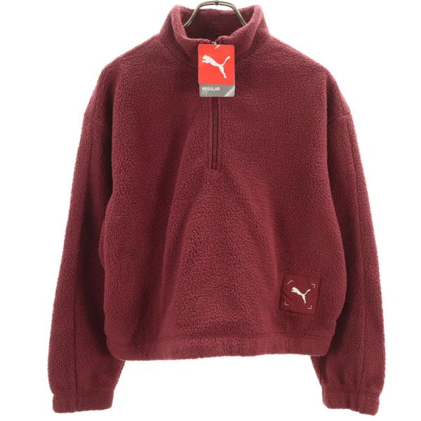 PUMA（プーマ） 未使用 長袖 ボアフリース ハーフジップ トレーナー L
