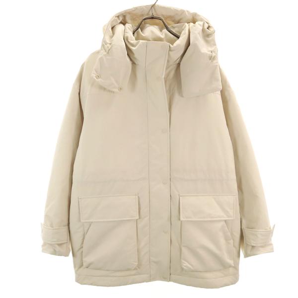 ユニクロ（UNIQLO） ハイブリッド ダウンコート XL アイボリー 