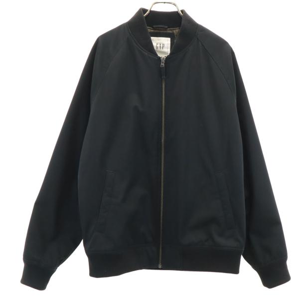 GAP ギャップ ボンバー 中綿ジャケット M ブラック メンズ 古着 中古