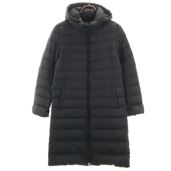 ユニクロ（UNIQLO） ウルトラライト ロング ダウンコート S ネイビー