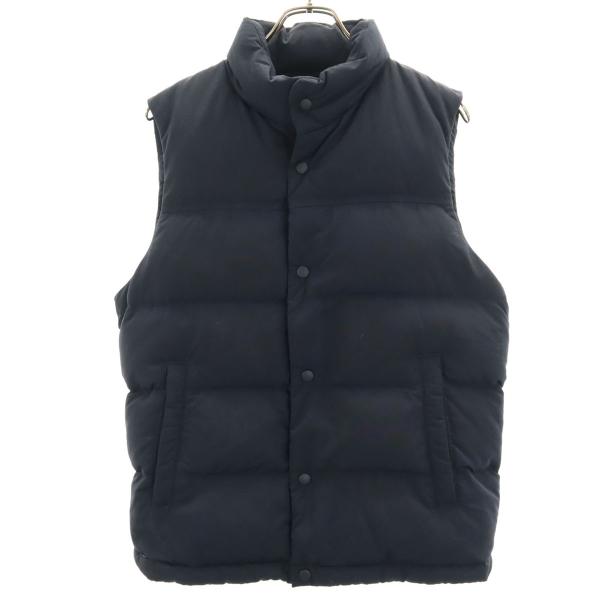 ユニクロ（UNIQLO） ダウンベスト M ネイビー メンズ 古着 中古
