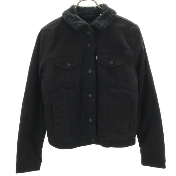 Levi's（リーバイス） ボア デニムジャケット S ブラック ジージャン