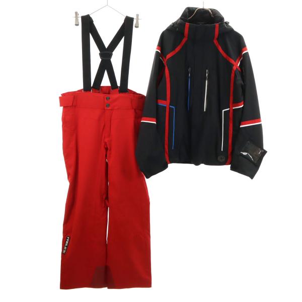 FABLICE ファブリス スキーウェア 上下セット メンズ L 古着　希少 FABLICE ファブリス スキー ウェア 上下セットアップ L レッド メンズ