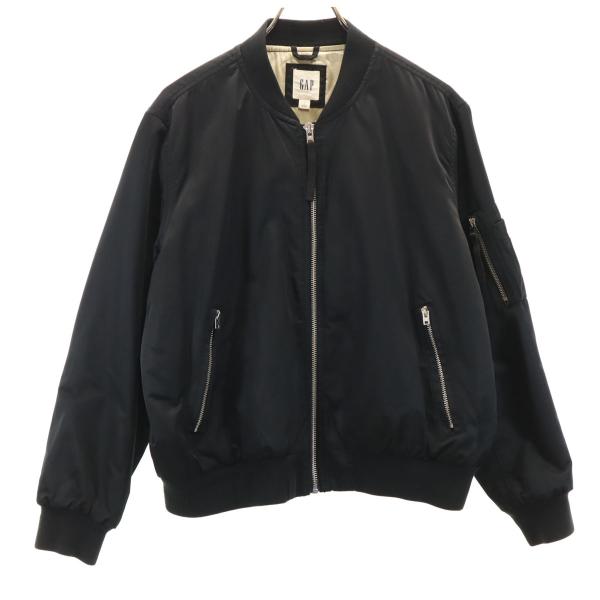 GAP（ギャップ） MA-1 フライトジャケット L ブラック 中綿 レディース