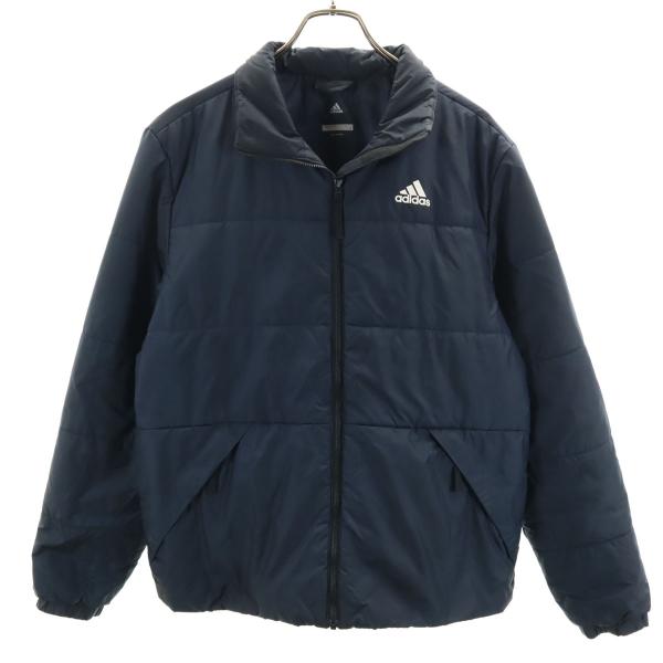 adidas（アディダス） 中綿ジャケット M ネイビー メンズ 古着 中古