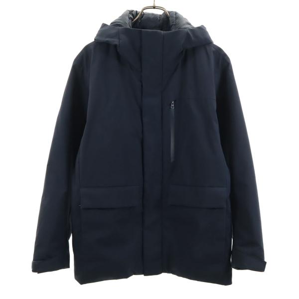ユニクロ（UNIQLO） ハイブリッド ダウンパーカー S ネイビー メンズ 