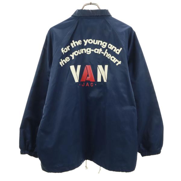 VAN JACKET ヴァンヂャケット 日本製 バックロゴ コーチジャケット L