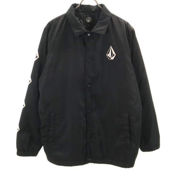 VOLCOM（ボルコム） コーチジャケット L ブラック メンズ 古着 中古