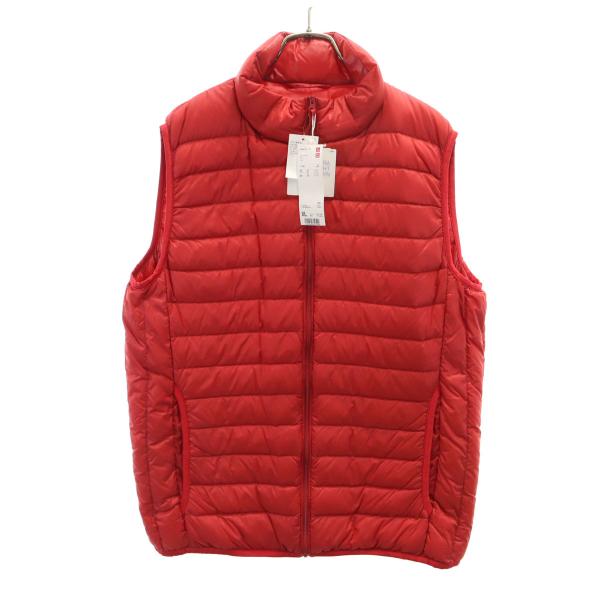 ユニクロ（UNIQLO） 未使用 ウルトラライト ダウンベスト XL レッド