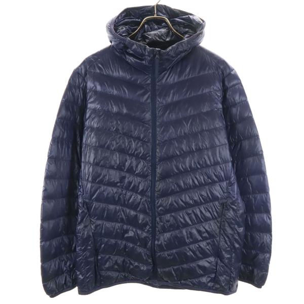 激レア OLD UNIQLO ライトエアテック フライトジャケット ネイビー ユニクロ（UNIQLO） ウルトラライトダウンジャケット L ネイビー