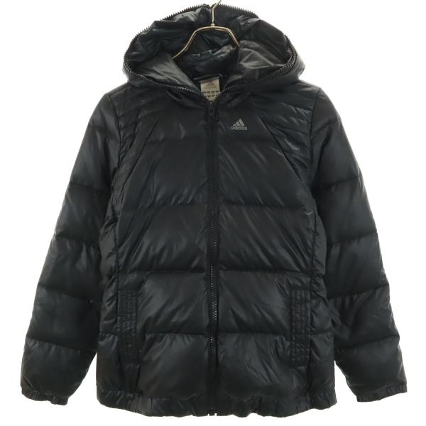 adidas（アディダス） ダウンジャケット M ブラック レディース 古着
