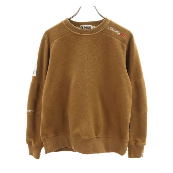 A BATHING APE（アベイシングエイプ） 長袖 フリース トレーナー S