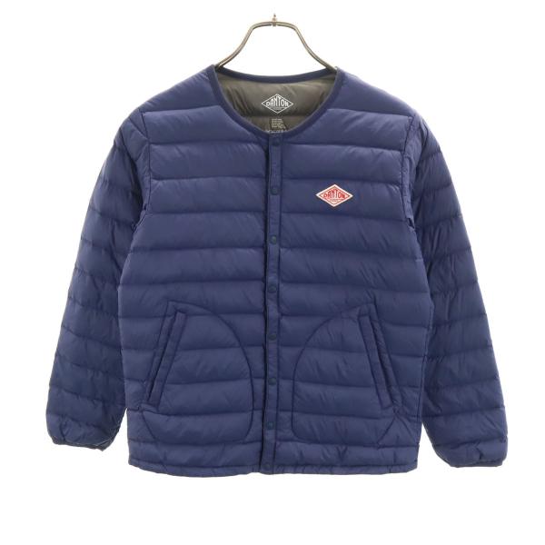 【中古】DANTON ネイビー フレアスカート36 中古・古着通販】DANTON (ダントン) タックロングスカート ネイビー
