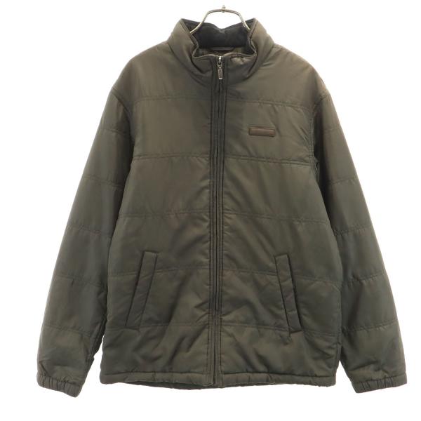 FIRSTDOWN ファーストダウン 中綿ジャケット M カーキ メンズ 古着 中古