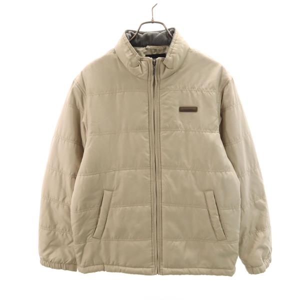 FIRSTDOWN ファーストダウン 中綿ジャケット M ベージュ メンズ 古着 中古