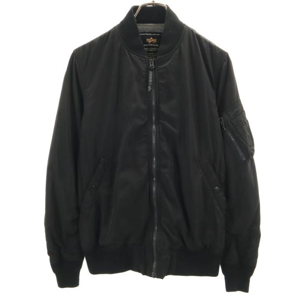 ALPHA INDUSTORIESブラック MA-1 フライトジャケット Alpha Industries（アルファ・インダストリーズ） ma1 ma-1 「25FW新作