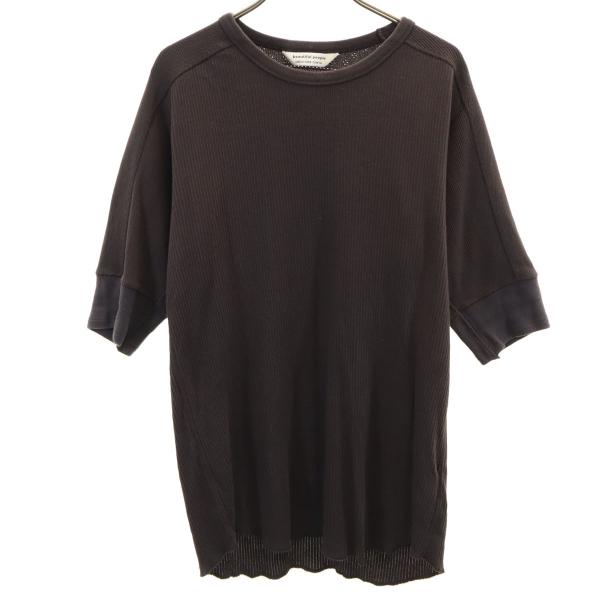 beautiful people ビューティフルピープル 日本製 半袖 Tシャツ 42 ブラウン CREATIONS-TOKYO メンズ 古着 中古