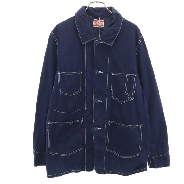 極美品 90sビンテージ Levi's カバーオール 70402-1501 濃紺 Levi's（リーバイス） カバーオール M ネイビー メンズ 古着 中古