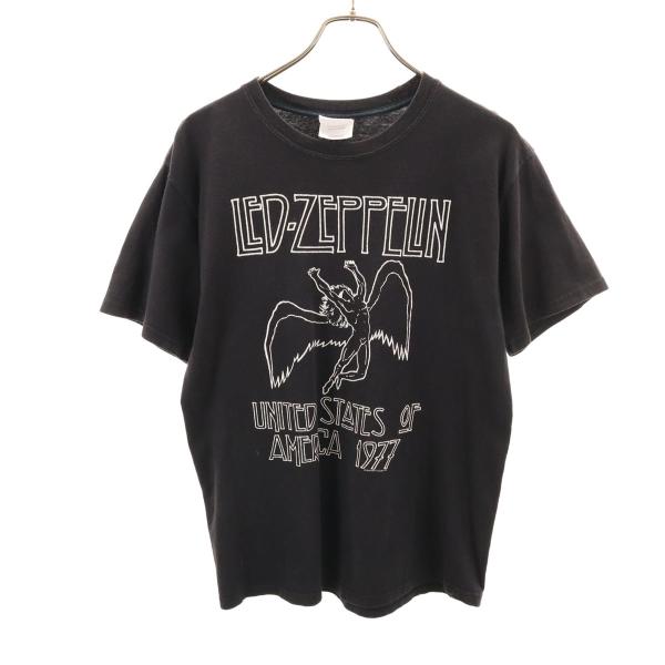 Hanes（ヘインズ） 00s LED ZEPPELIN 半袖 Tシャツ M ブラック レッド