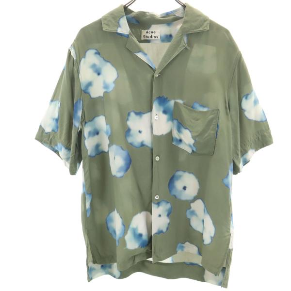 Acne Studios（アクネ ストゥディオズ） 総柄 半袖 オープンカラー