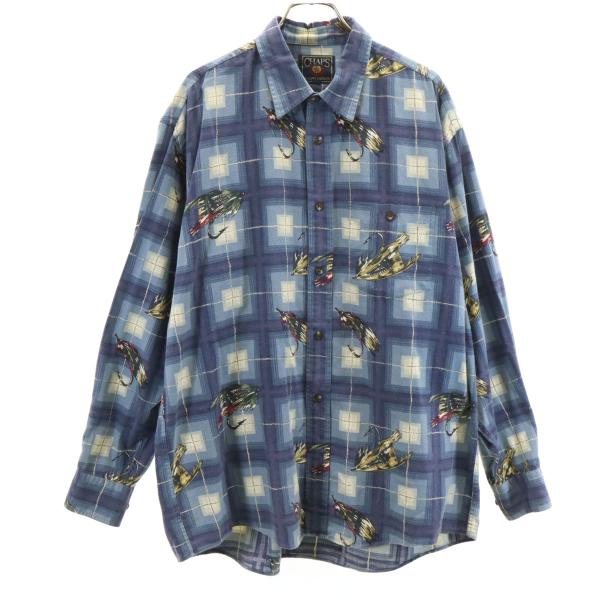 CHAPS RALPH LAUREN チャップスラルフローレン 90s オールド ルアー柄