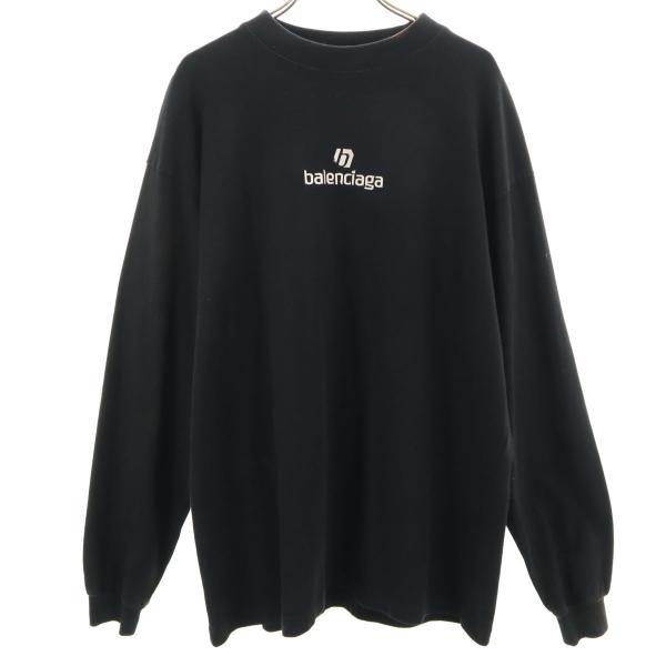 BALENCIAGA（バレンシアガ） ポルトガル製 長袖 Tシャツ S ブラック 