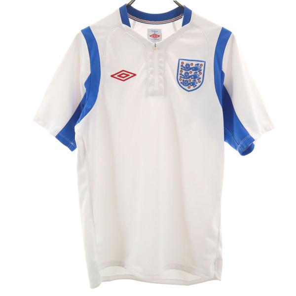 umbro（アンブロ） イングランド代表 サッカー 半袖 ハーフジップ 