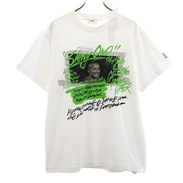 未使用 SOPH. ソフ SHINJI ONO 小野伸二 コラボ 半袖 Tシャツ S ホワイト メンズ 古着 中古