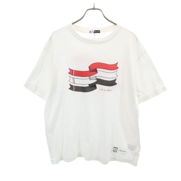 niko and... ニコアンド Jリーグ コラボ 浦和レッズ 半袖 Tシャツ 3 ホワイト メンズ 古着 中古