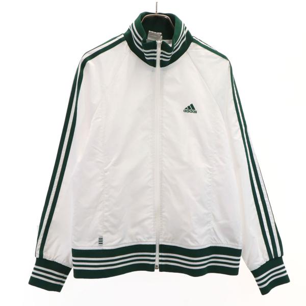 adidas アディダス ウインドブレーカー L グリーン系 裏メッシュ メンズ 古着 中古