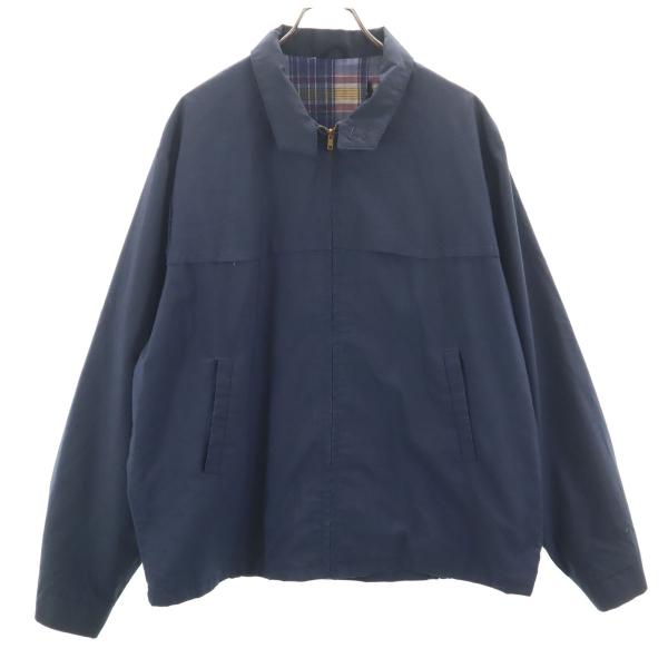 60s 70s ヴィンテージ スイングトップ ネイビー ジャケット TALONジップ メンズ 古着 中古