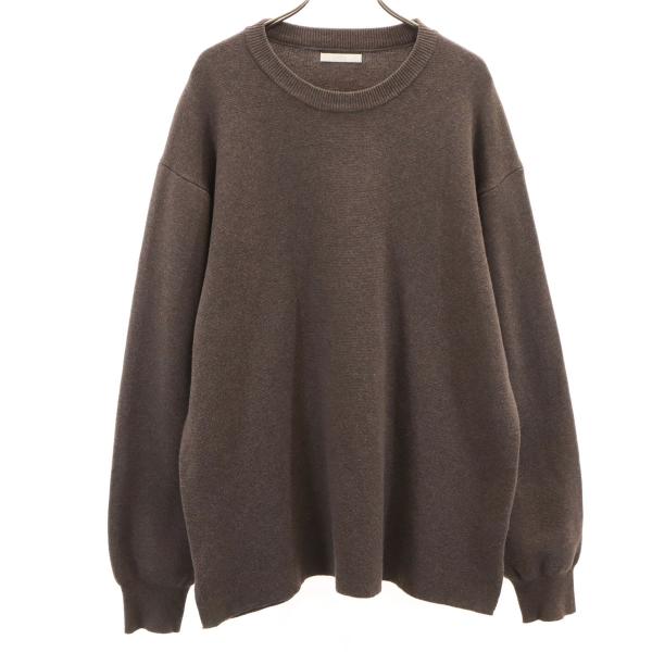 WYM LIDNM ウィムバイリドム 長袖 セーター L ブラウン系 ニット メンズ 古着 中古